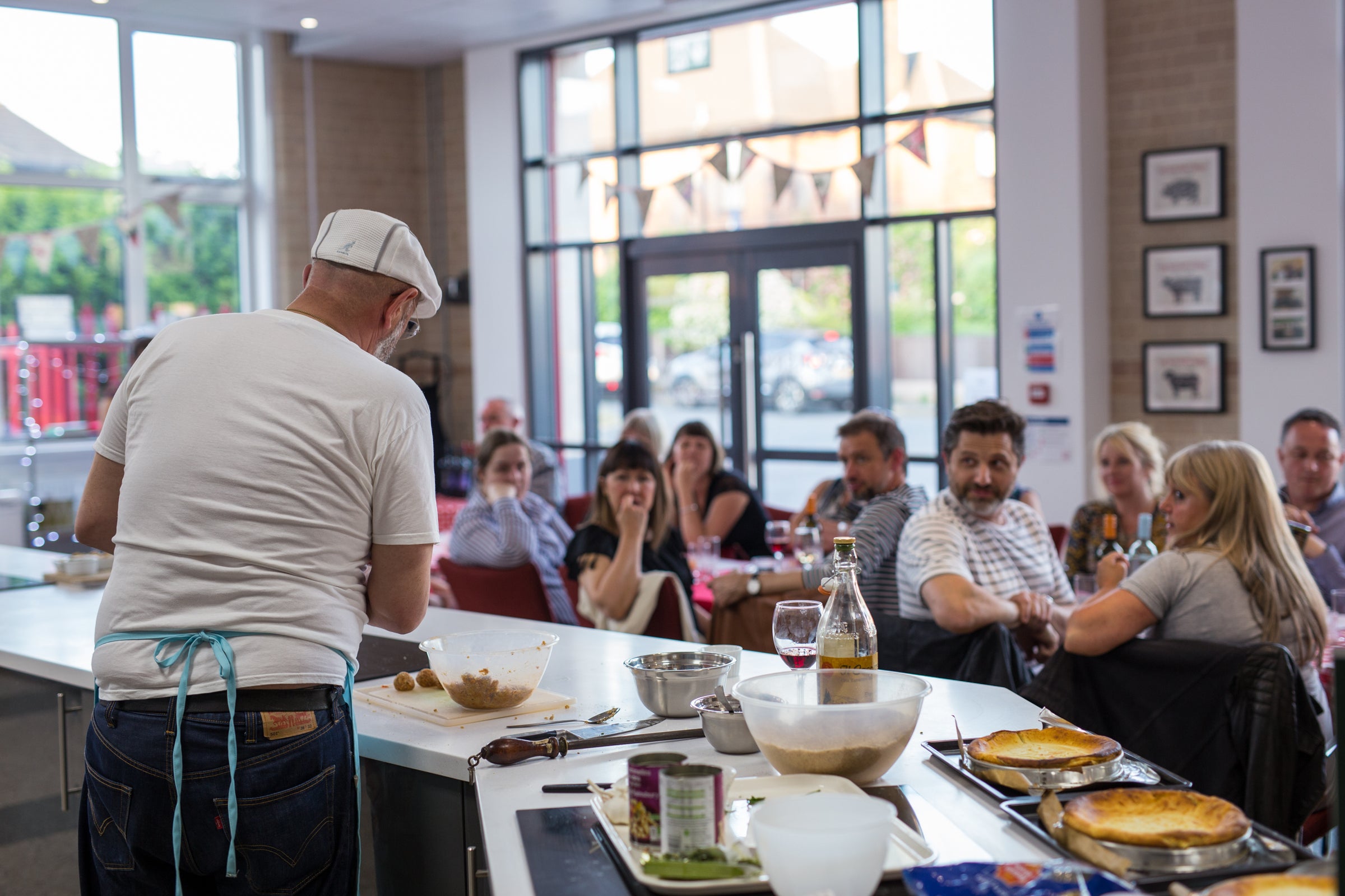 Cookery demonstration in progress